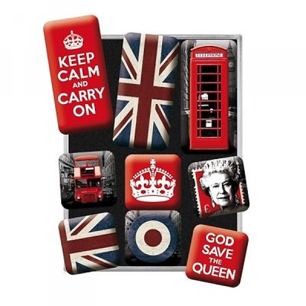 Magnet-Set 9-tlg. London